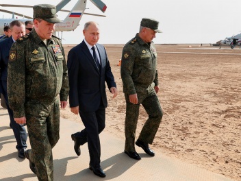 Путин прибыл на учения «Кавказ-2020»