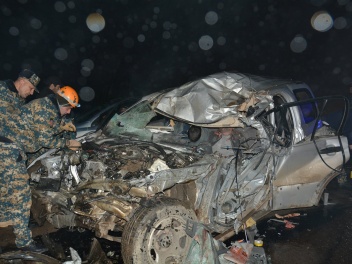 ԼՂ-ում ավտոմեքենան բախվել է ՌԴ խաղաղապահ զորա...