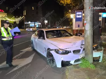 Երևանում իրար են բախվել «Mazda»-ն ու «BMW»-ն․ վերջինի վարորդը եղել է ոչ սթափ վիճակում․ Shamshyan.com