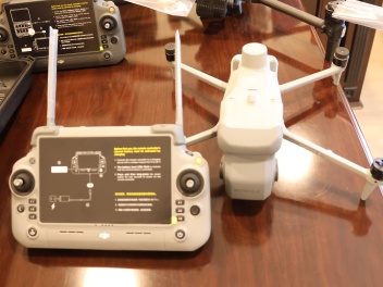 В рамках международного сотрудничества ИООПН был предоставлен ультрасовременный дрон