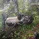 Լոռիում «Mercedes»-ը գլխիվայր շրջվել ու բախվել է ծառերին. 3 հոգի տեղափոխվել է հիվնդանոց
