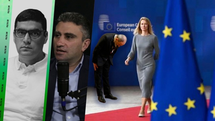 Տեսանյութ․ Փաշինյանը «լիզում» է Կայա Կալասի կ...