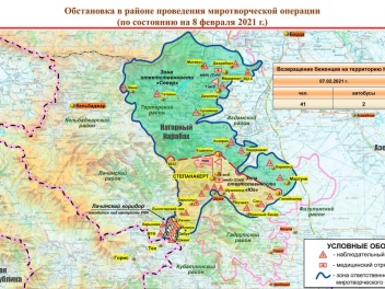 Миротворцы сопроводили армянских паломников в монастырь Дадиванк