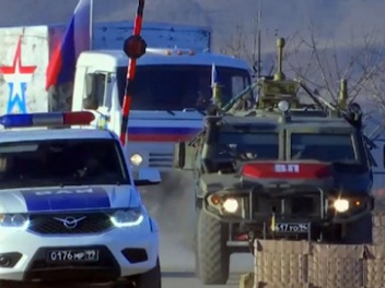 Российские миротворцы обеспечили доставку 150 тонн гуманитарного груза в Кельбаджарский район