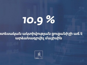 Տնտեսական ակտիվության ցուցանիշը 2021թ.-ի մայիսին աճել է