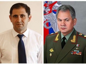 Министр обороны России Сергей Шойгу поздравил...