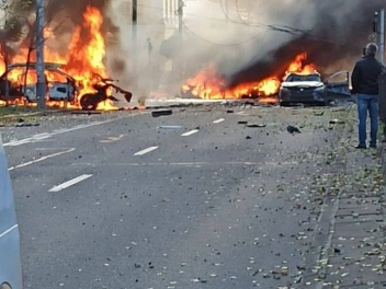 В центре Киева прогремели несколько взрывов