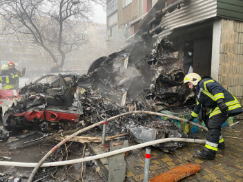 Глава МВД Украины погиб при крушении вертолета в Киевской области