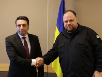 Ալեն Սիմոնյանը հանդիպել է Ուկրաինայի Գերագույն ռադայի նախագահին