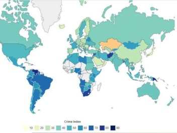 Армения находится на 9-м месте среди стран с самым низким уровнем преступности