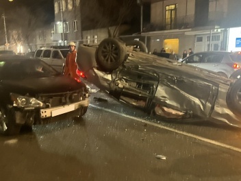 Սասունցի Դավթի փողոցում 4 մեքենաներ են բախվել...