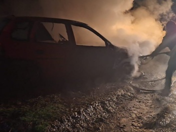 Չինարի գյուղում այրվել է ավտոմեքենա