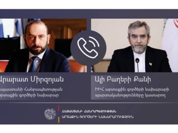 Главы МИД Армении и Ирана обсудили вопросы двусторонней и региональной повестки