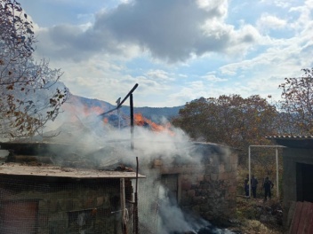 Հրդեհ՝ Հերհեր գյուղում