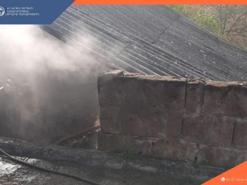 Հրդեհ Աղավնավանք գյուղում
