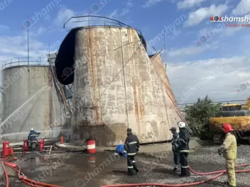 Բենզինի ռեզերվուարում բռնկված հրդեհը մարվել է