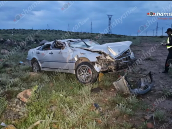 Արագածոտնում «Mercedes»-ը դուրս է եկել երթևեկ...
