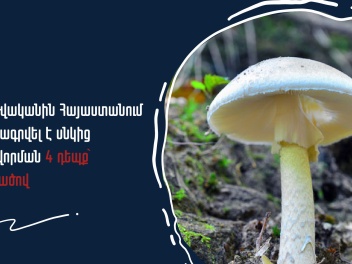 2025 թվականին արձանագրվել է սնկից թունավորման...