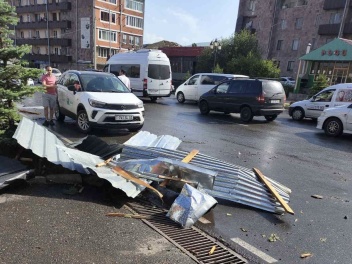 Ապարանում պտտահողմի հետևանքով մարմնական վնասվածք է ստացել 4 անձ