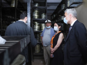 Ժաննա Անդրեասյանն այցելել է «Հայֆիլմ» կինոստո...