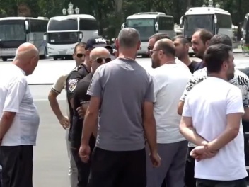 Վարորդների բողոքի ակցիան Հանրապետության հրապարակում