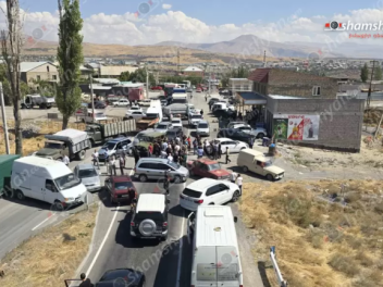 Աբովյան-Եղվարդ ճանապարհի Նոր Գեղի հատվածում գ...