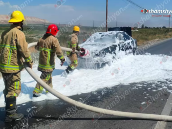 Արարատում հրդեհ է բռնկվել «Mercedes» մակնիշի...