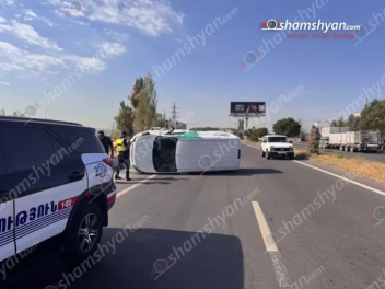 Կոտայքում «Ford Transit»-ը «բախվել է բազալտե...