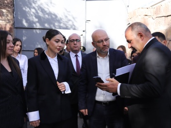 Գալյանը Շիրակի մարզ կատարած այցի շրջանակներու...
