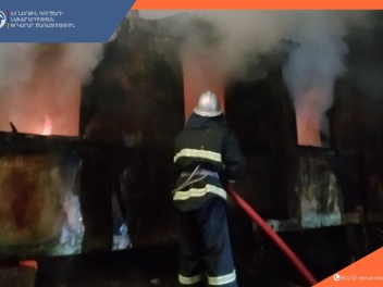 Երևանի Դավթաշեն 10-րդ փողոցում այրվել է չբնակ...