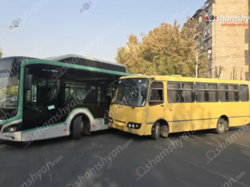 Բաբաջանյան փողոցում բախվել են «MAN» և «ISUZU»...