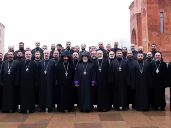 Ռուսաստանի ու Նոր Նախիջևանի թեմի հոգևորականնե...