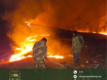 Ճամբարակ-Թթուջուր հատվածում բռնկված հրդեհը տա...