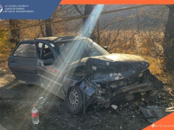 Ծաղկաձորում բախվել են «Opel»-ն ու «VAZ»-ը