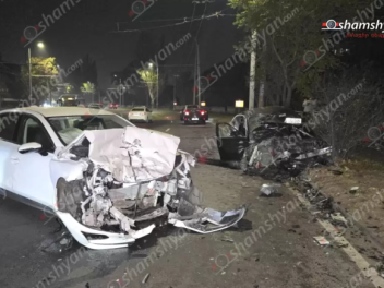 Շղթայական ավտովթար՝ Մյասնիկյան պողոտայում