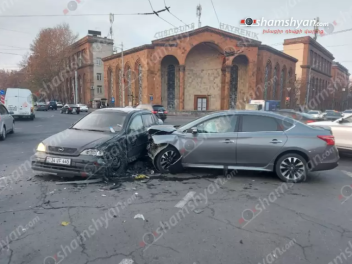 Երևանում բախվել են «Nissan»-ն ու «Opel»-ը