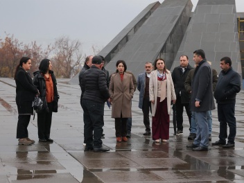 Ժաննա Անդրեասյանը կրկին այցելել է Հայոց ցեղաս...