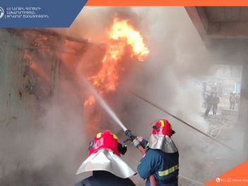 Մերձավանում ավտոմեքենա է այրվել