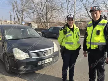 «Nissan»-ը Նոր Գեղիի դպրոցի մոտ վրшերթի է ենթ...