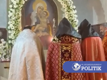 Թալինի Սուրբ Աստվածածին եկեղեցում մաքրագործմա...