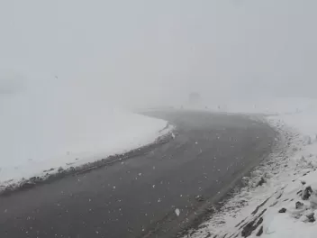 Բուք, ցածր հորիզոնական տեսանելիություն․ ավտոճ...