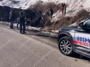 Երևան-Երասխ-Մեղրի ճանապարհին ավազով բարձված բ...