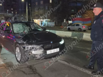 «BMW»-ն Արշակունյաց պողոտայում վրաերթի է ենթա...