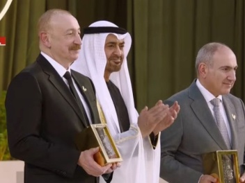 Նիկոլ Փաշինյանը և Իլհամ Ալիևը Աբու Դաբիում ստացել են «Զայեդ» մրցանակը