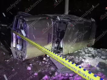 Վանաձոր-Դիլիջան ավտոճանապարհին «УАЗ 469»-ը բա...