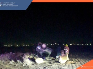 Սայաթ Նովա բնակավայրի մոտակայքում «Opel»-ը գլ...