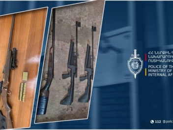 Ապարանի համայնքային ոստիկանները զենք-զինամթեր...