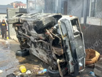 Բյուրեղավանում ավտովերանորոգման կետում աշխատա...