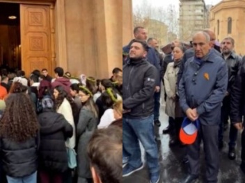 Սուրբ Աննա եկեղեցում Փաշինյանի հետ միջադեպի մ...