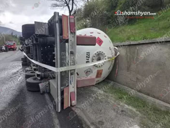 Փամբակում հեղուկ գազ տեղափոխող «Iveco» բեռնատ...